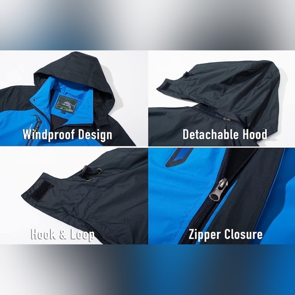 MEN'S OUTERWEAR W/REMOVABLE FLEECE JACKET!! - Picture 3 of 13